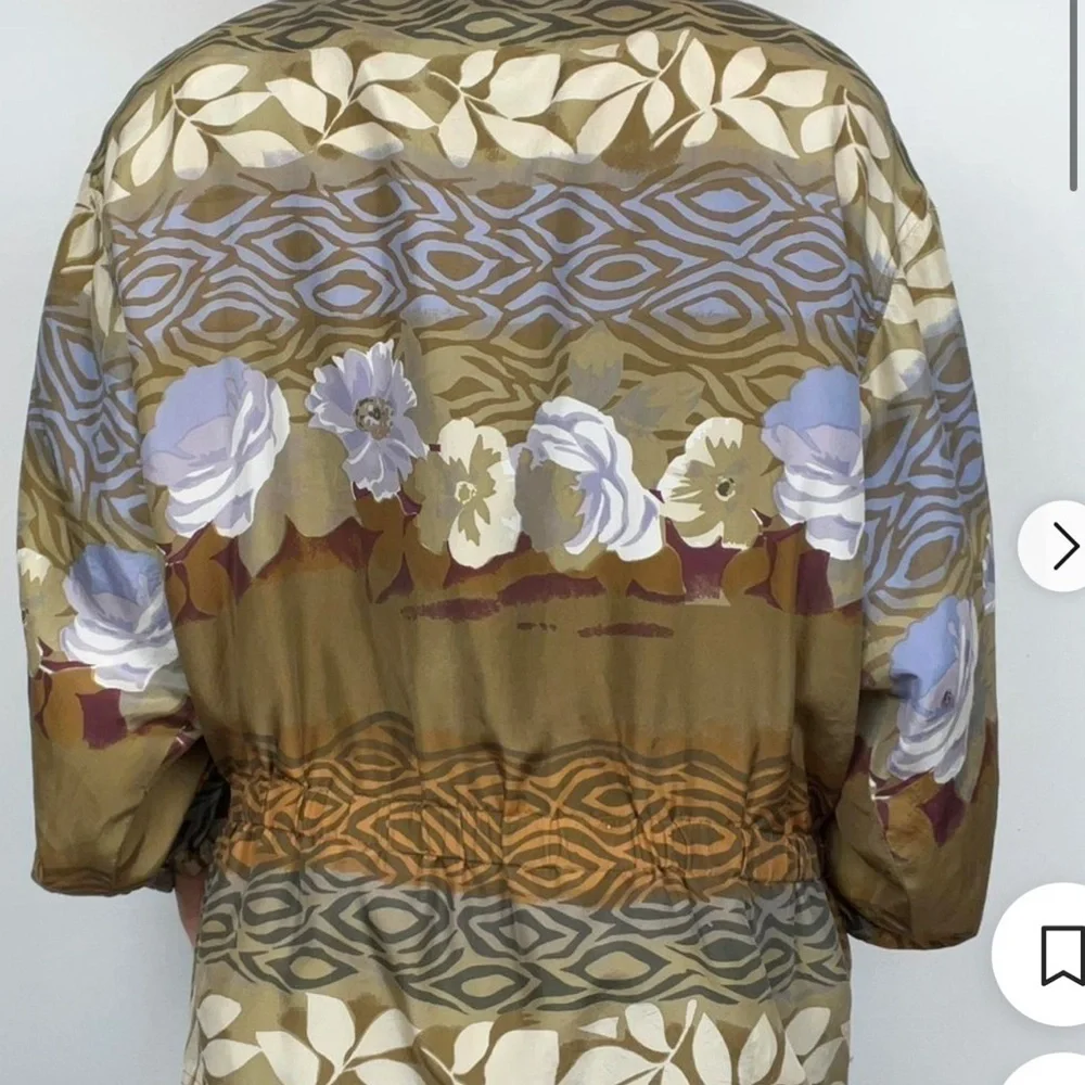 Vintage East West Silks Bomber Jacket / 80's / Silk / small / generous sizing